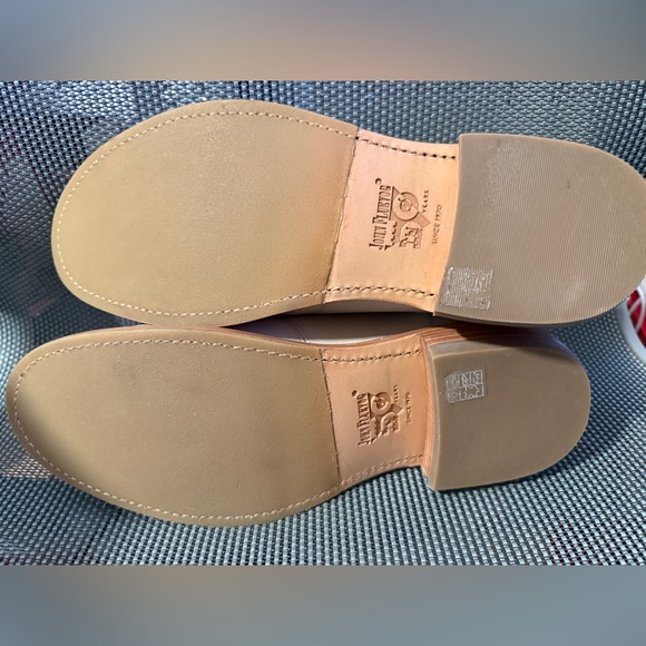 John Fluevog Simple Living Winch Cream Lace Leather Oxford Shoes Derby Wholecut - Picture 5 of 6